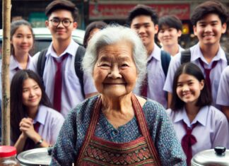 นิทาน เรื่องแม่ค้าใจบุญกับกล่องรับบริจาค