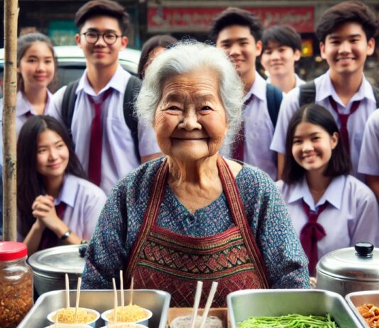 นิทาน เรื่องแม่ค้าใจบุญกับกล่องรับบริจาค